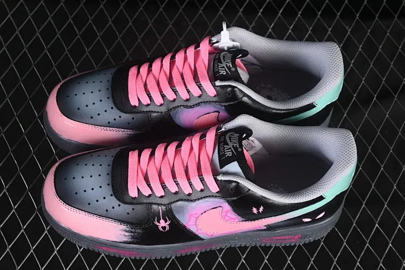 All categories Nk Air Force 1 Air Force series Nk Air Force 1 Low Air Force low top Nike Air Force 1'07 Low "Pink Electric Spider Shadow" Hand-painted graffiti Pink Electric Spider Shadow Air Force 1 low-top casual sneakers YD2425-011